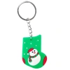 Factory direct sales of Santa Claus cartoon keychains, PVC key pendants, creative bags, car pendants and small gifts Item Picture
